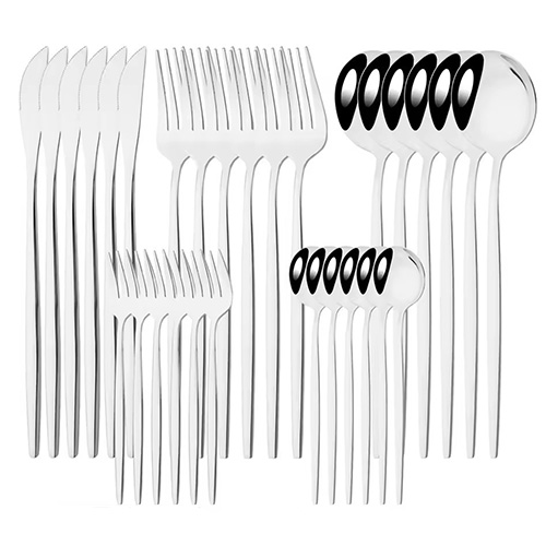 5 Piece Silver Cutlery (Set of 6)