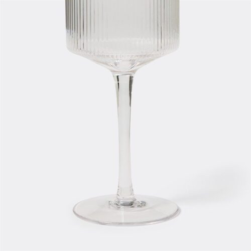 Premium Ripple Gold Rim Wine