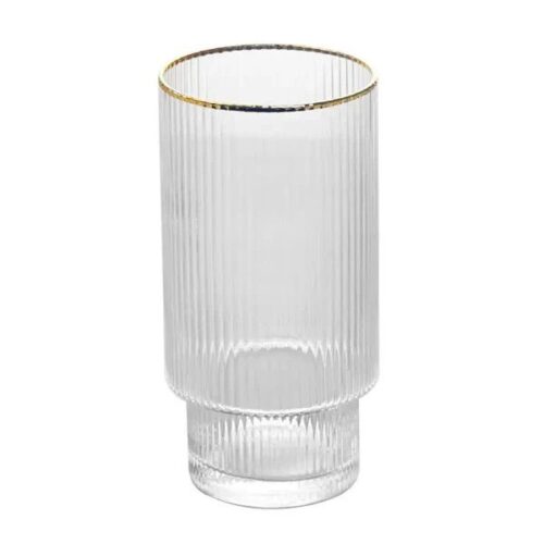 Premium Ripple Gold Rim Tumbler