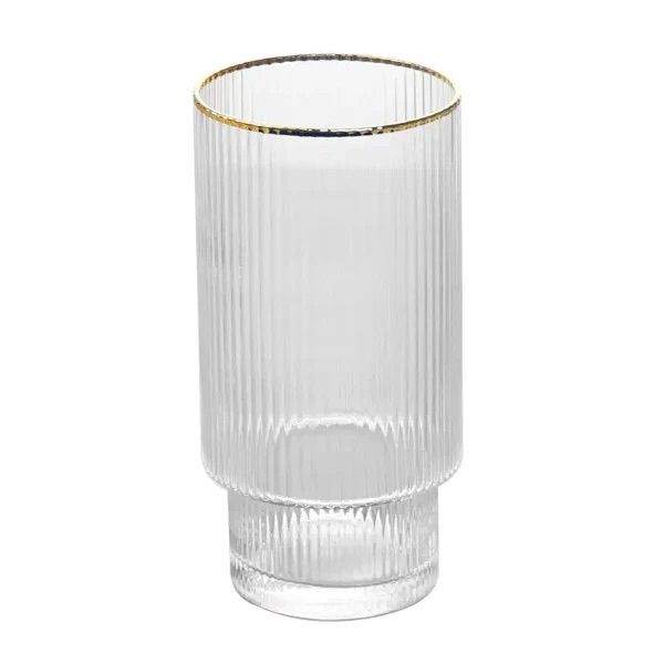 Premium Ripple Gold Rim Tumbler